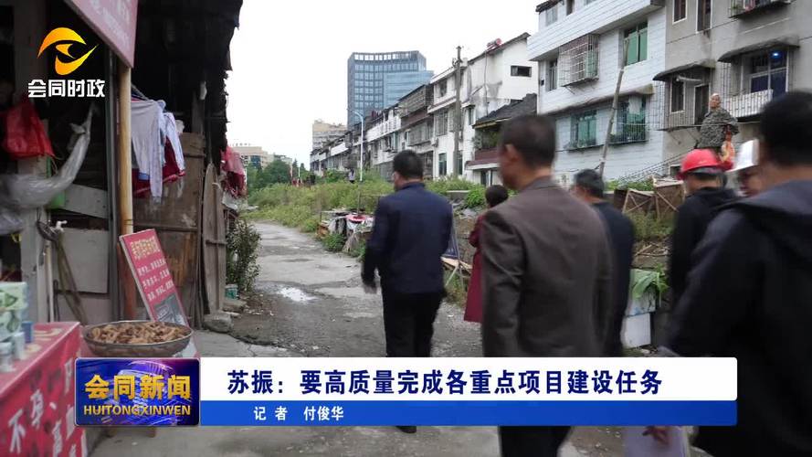 苏振要高质量完成各重点项目建设任务