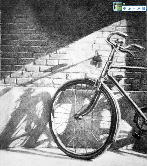 自行车-素描图集