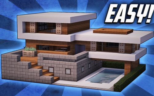 [mc建筑]如何做一个大的现代别墅#19 by.rizzial