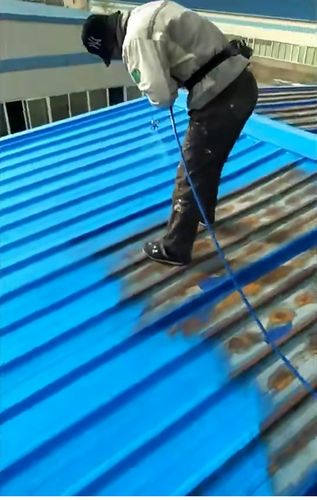 热销中 彩钢瓦专用油漆 彩钢专用漆 厂房彩钢翻新喷漆