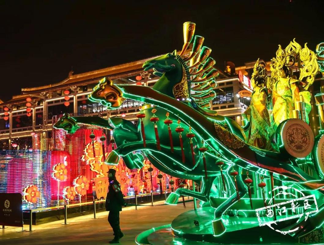 大唐不夜城的灯光秀