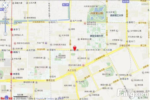 奥达铁一中滨河国际教育社区交通图-西安搜房网