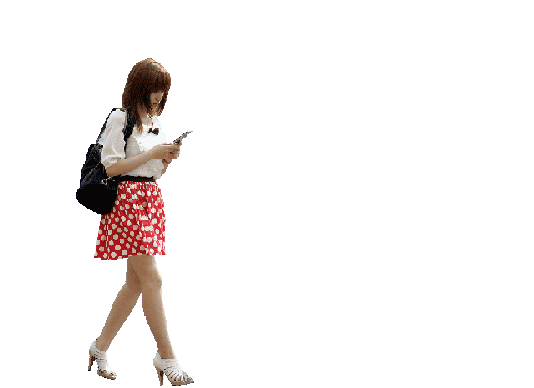 透明动态人物行走素材4