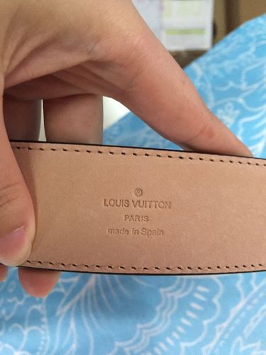 帮我鉴定下lv皮带真假,急