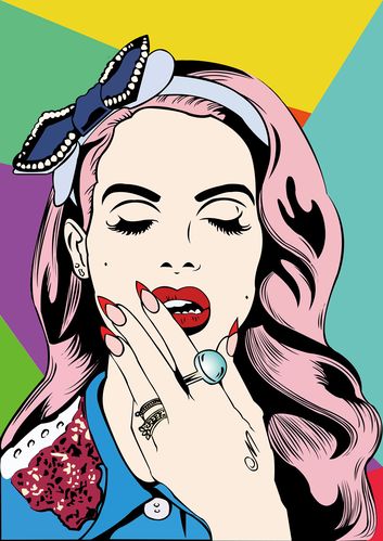 ps绘波普风人物