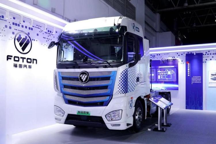 福田欧曼氢能重卡(受访者供图)