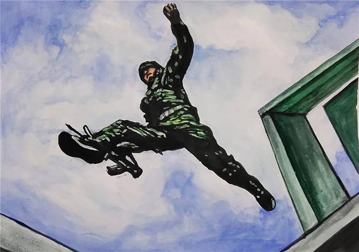 军营漫画丨边防官兵手绘军旅风采!