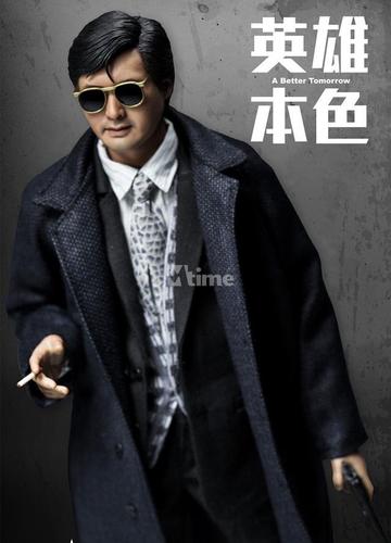 周润发在电影里的同款风衣和墨镜,不仅在香港和大陆热销,在日韩地区