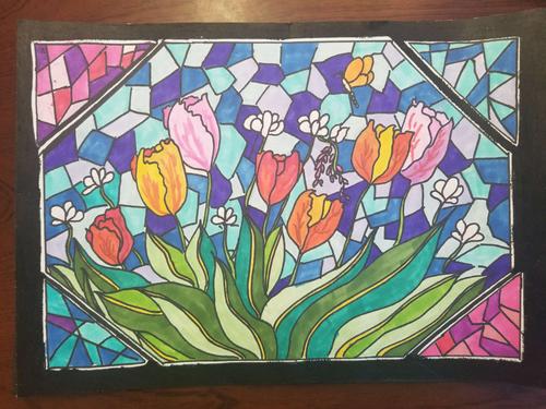 色彩斑斓的窗户----三6