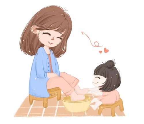 感恩"谢"时光】 帮妈妈洗脚捶背      母亲节,记得给妈妈洗洗脚,捶