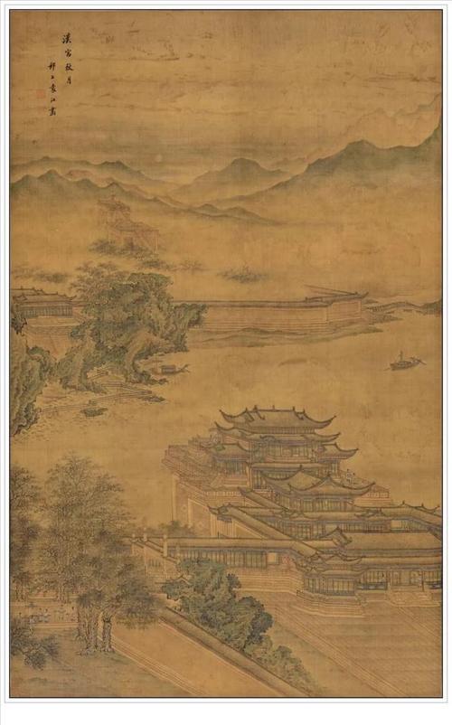 清朝中期袁江二十四幅精品山水绘画作品赏析