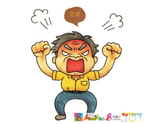 老爷爷简笔画的画法步骤图片