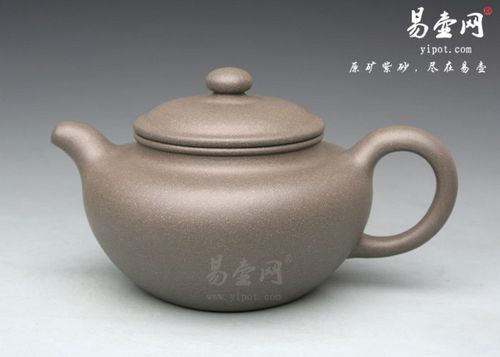 【仿古】宜兴紫砂壶名家 许智萍紫砂壶 原矿青灰泥