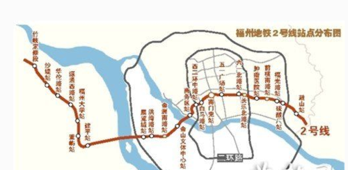福州地铁2号线站点设置