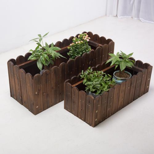 【炭化木花盆】图片_价格_多少钱_什么值得买