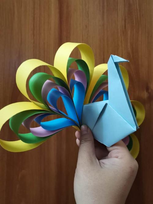 空中课堂折纸第十八讲,折孔雀