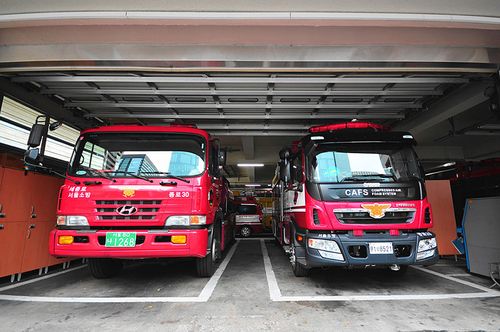 消防车,消防队,钟路区,首尔,韩国
