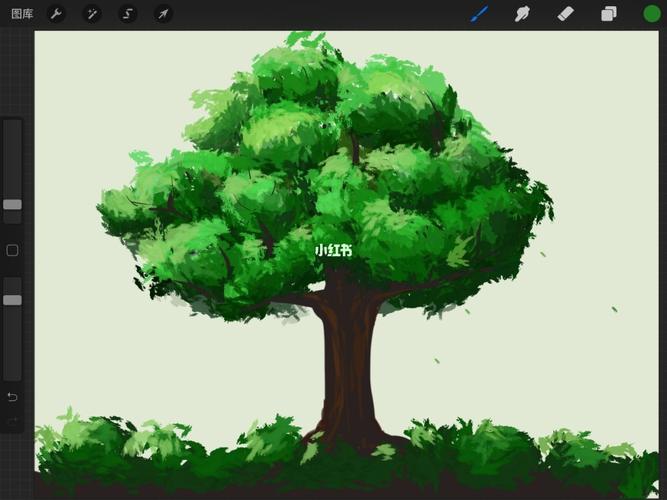 临摹一棵树_临摹_procreate_文化_绘画