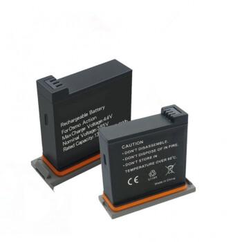 普双航适用大疆灵眸运动相机电池osmoaction电池相机电池充电器三充电