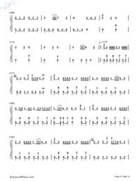 千本樱变奏双手简谱预览7