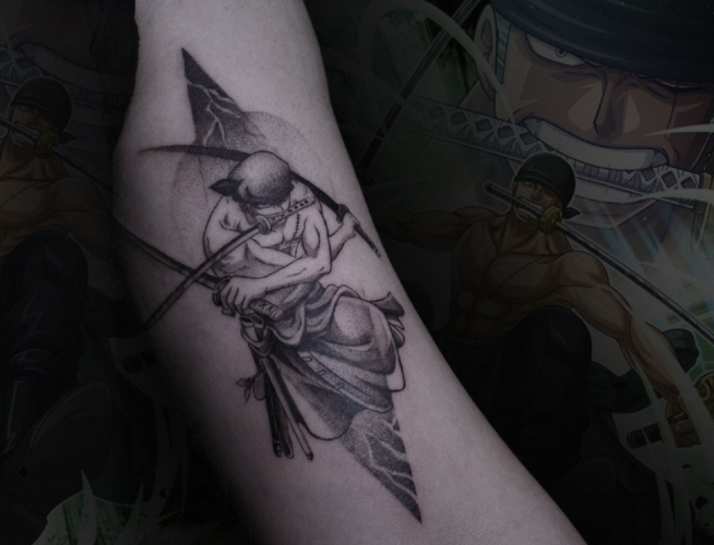 2020最新索隆纹身图案大全 超好看的索隆纹身设计(3)