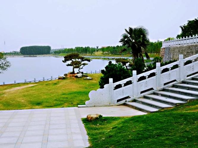 禹州颍河两岸湿地公园美丽风景