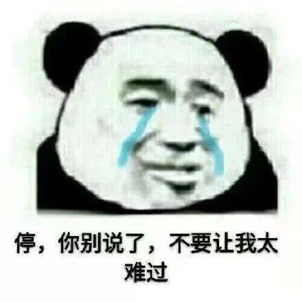 停,你别说了,不要让我太难过 - _斗图表情