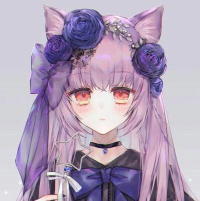 二次元动漫女头像高冷