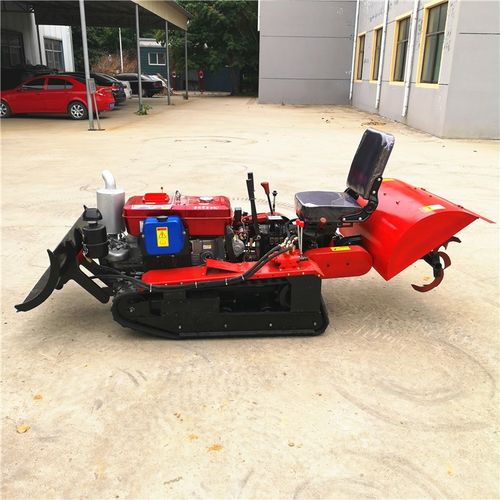 新款履带式旋耕机 大马力柴油耕地机 林业整耕松土机 小型开沟机