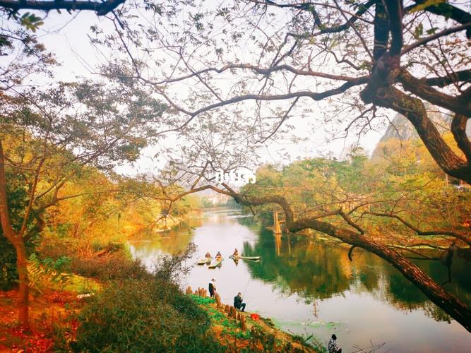 桂林桃花江_鲁家村_拍照_跑步_景点_桃花江_周末_休闲