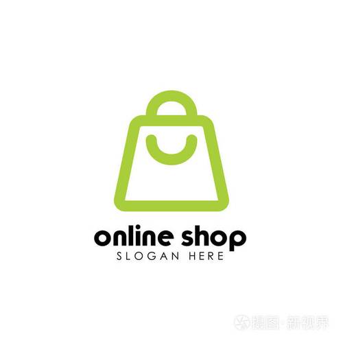 网上商店标志设计矢量图标购物标志设计