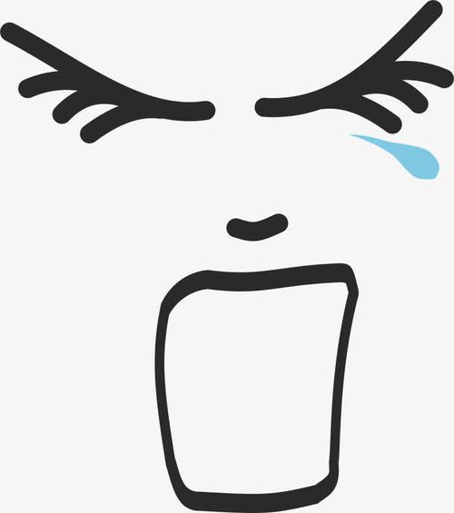 委屈伤心的哭