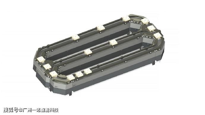 环形直线电机磁悬浮输送线系统应用于新能源电池组装及检测自动化