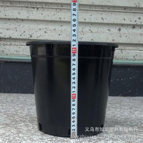 塑料花盆批发供应 黑色加仑花盆1号2号5号加仑培育盆多肉盆