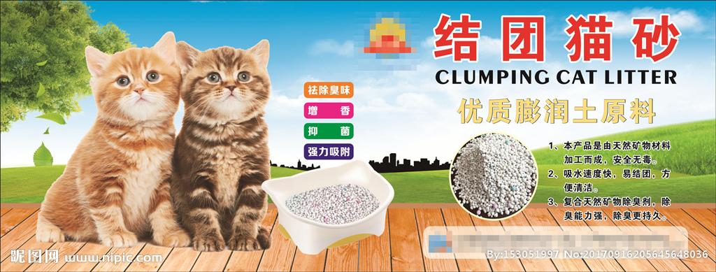 猫砂 展板设计图__海报设计_广告设计_设计图库_昵图.