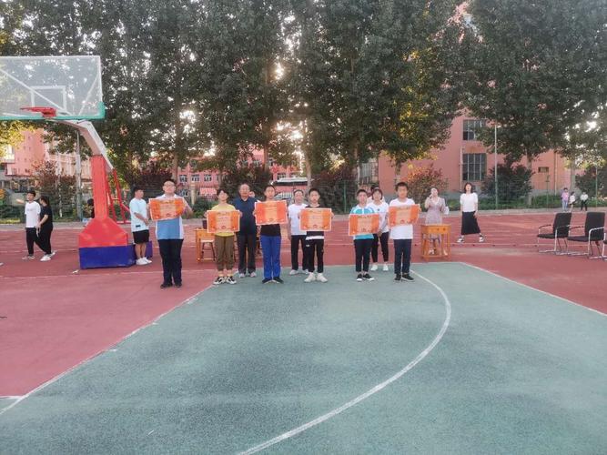 磁州中学七年级军训演练比赛