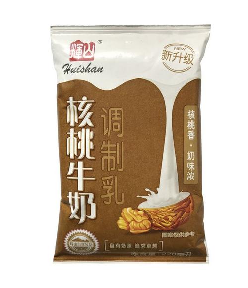 辉山核桃牛奶调制乳(220ml*10袋/箱)包邮-淘宝网
