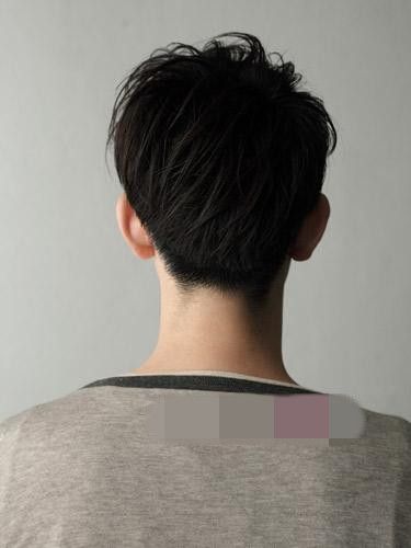 男生后面的头发又长又厚,怎么留怎么剪