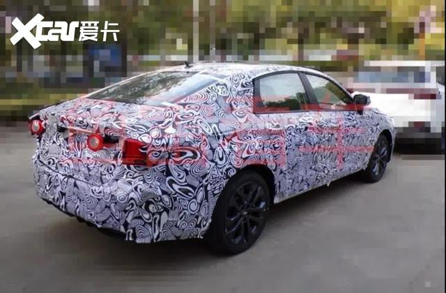 奇瑞全新a 级轿车谍照曝光 搭载1.6t鲲鹏动力