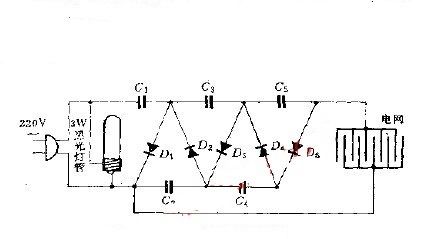电猫灭鼠器电路图