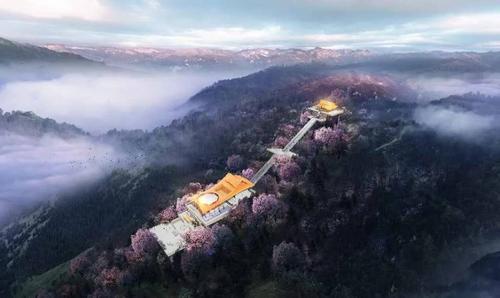 游览王母山一一蟠桃盛会
