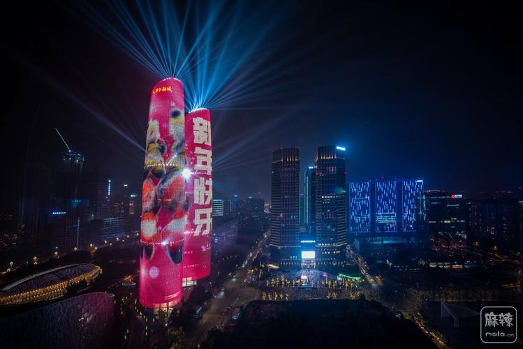 20212022成都跨年夜灯光秀