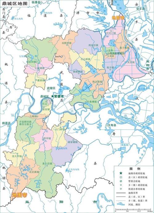 常德市各县区地图