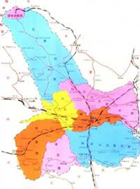 通辽市行政区划图