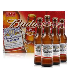 budweiser 百威啤酒9.7度330ml*24瓶整箱装 仅限北京