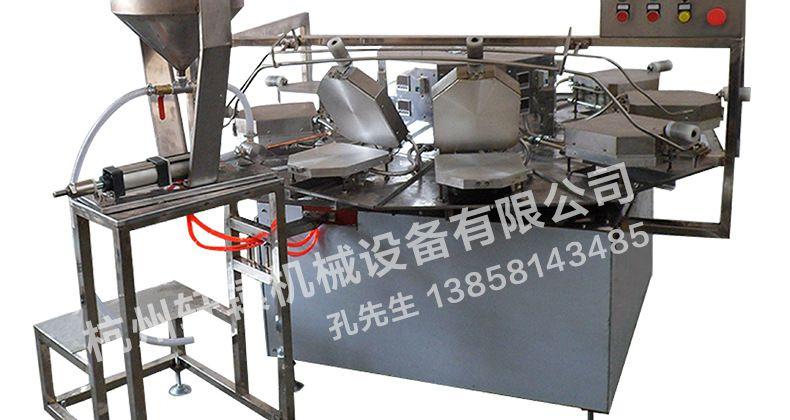 凤凰蛋卷机杭州全自动蛋卷机脆皮卷机甜筒卷燃气食品设备