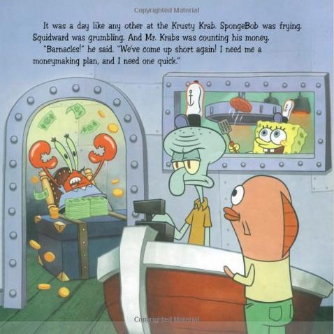 and he has it bad competing with squidward to be the krusty
