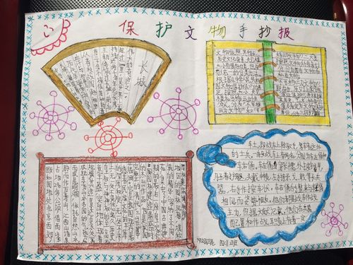 "小荷才露尖尖角"——恩江小学四年级"保护文物"手抄报比赛揭晓