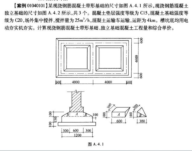 现浇钢筋混凝土基础工程量清单