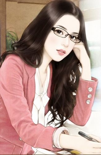 现代小说里的女主角(手绘)